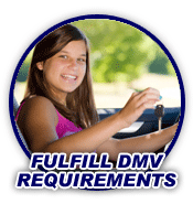 Behind the wheel driving lessons in California 