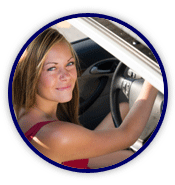 Behind the wheel driving lessons in California 