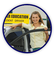 Behind the wheel driving lessons  in California 